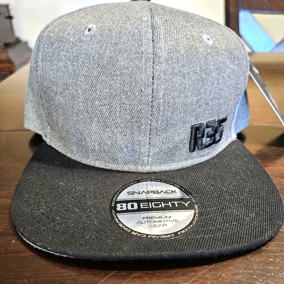 80 Eighty Gray Snapback Hat for men - Picture 2 of 10